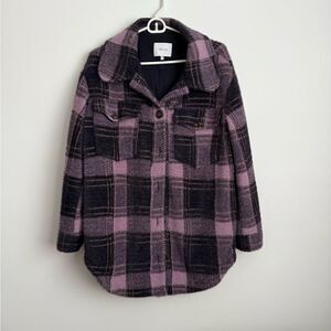 Anthropologie Lavender Shacket